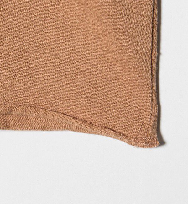 BEAUTY&YOUTH UNITED ARROWS「ネップ コットン カットオフ クロップド Tシャツ」|Tシャツ・カットソー|