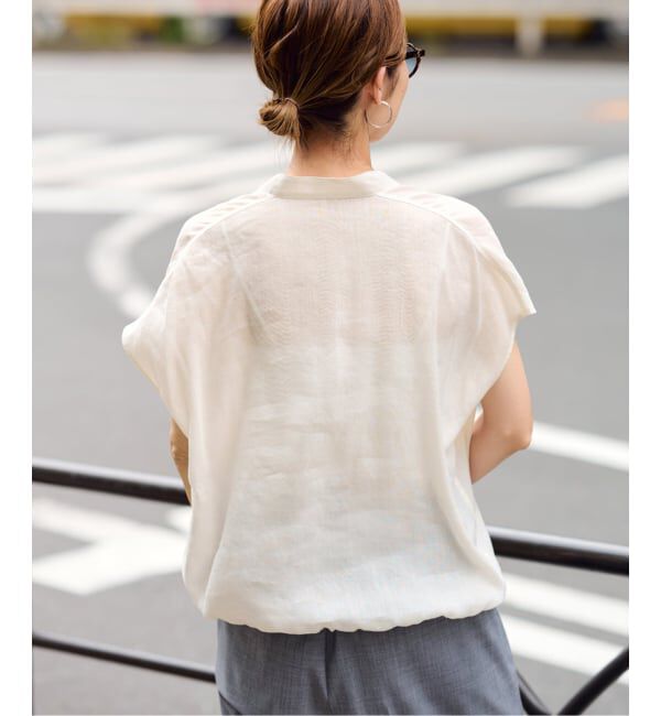 FRAMeWORK「≪一部カラーWEB限定 / 追加予約≫キャップスリーブドロストシャツ 2」|シャツ・ブラウス|