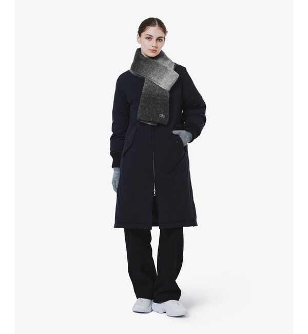 LACOSTE「アルパカブレンドグラデーションニットマフラー」|マフラー|