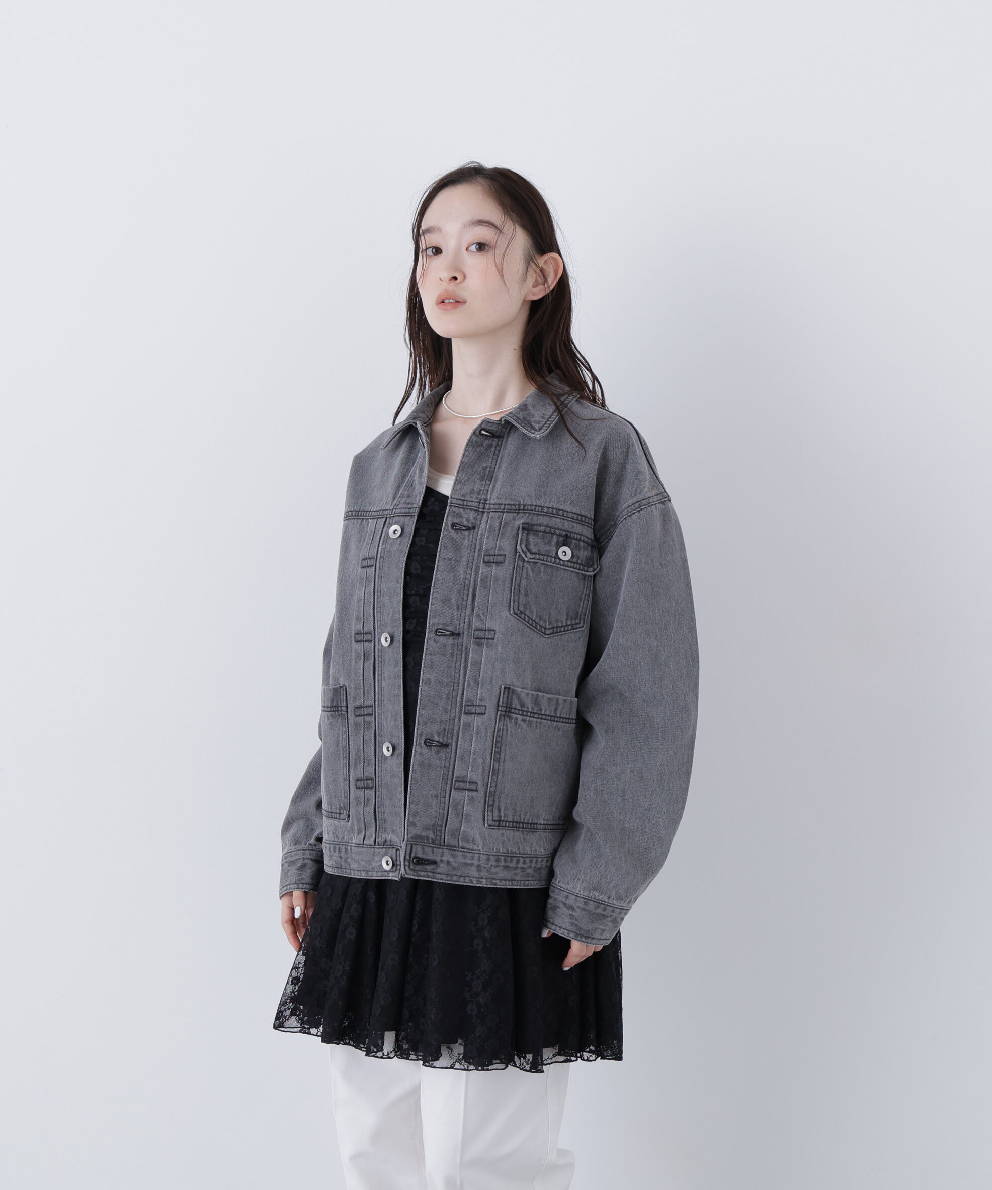  「〈N.〉オーバーデニムブルゾン」|その他|