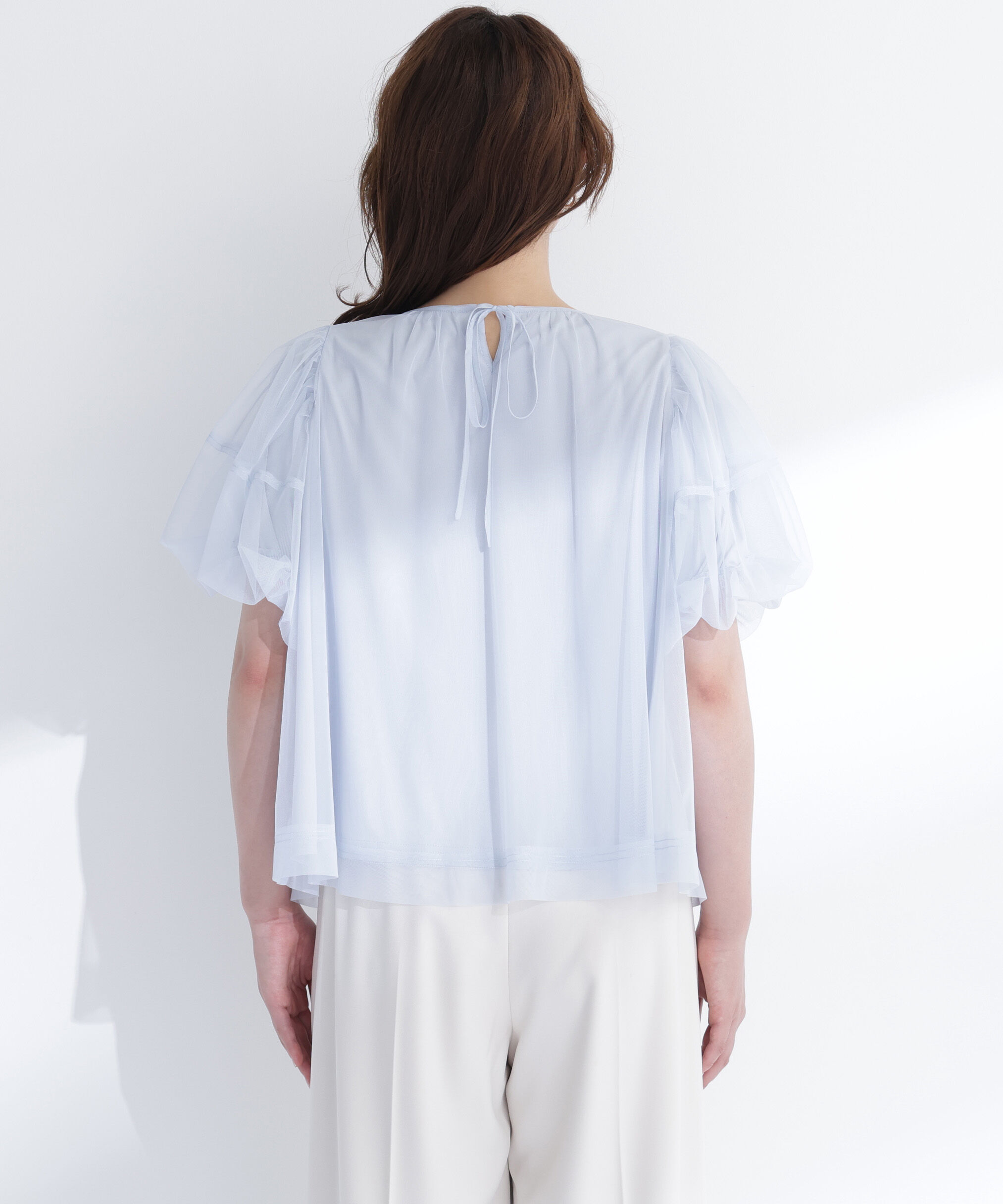  「チュールレイヤードトップス」|Tシャツ・カットソー|
