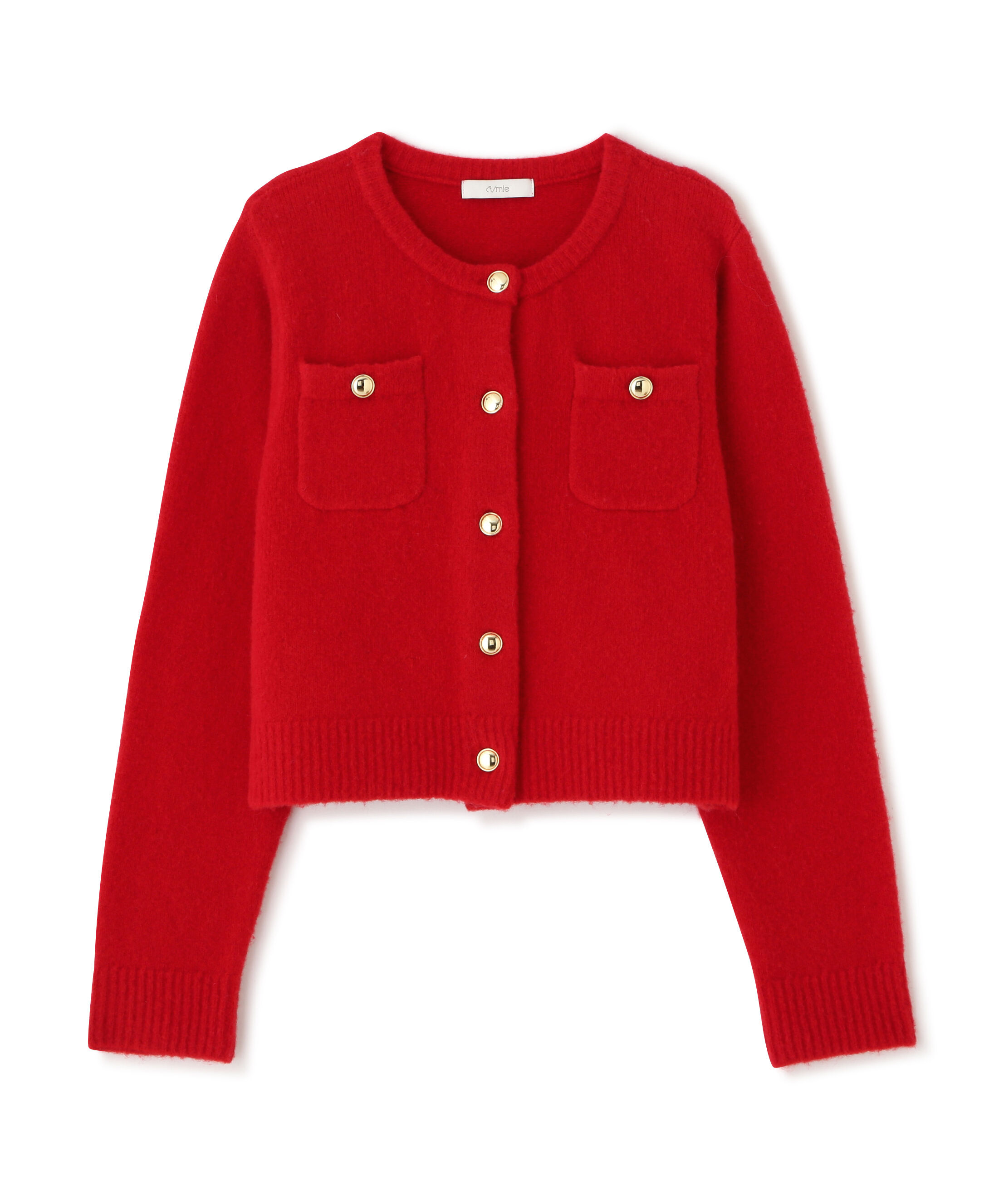 PROPORTION BODY DRESSING「釦POINTウール混カーディガン 25AW」|カーディガン|
