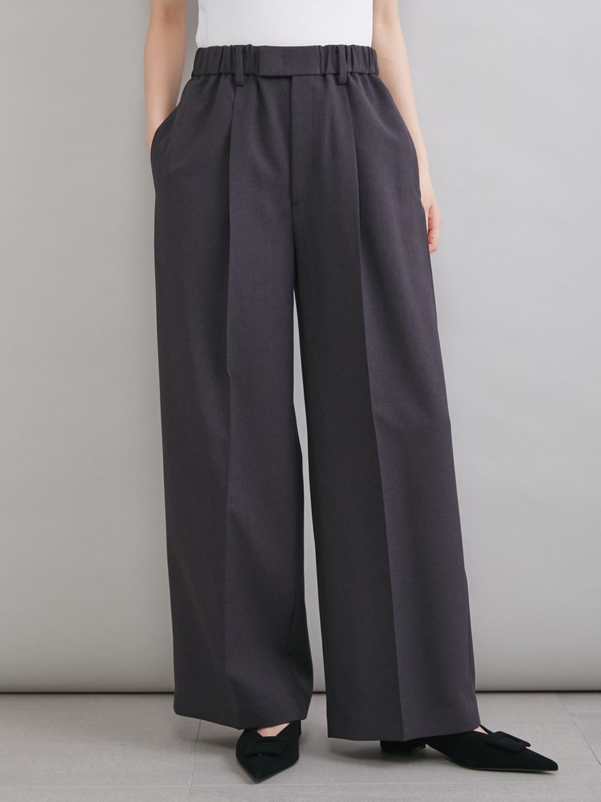 Mila Owen「【MILA PANTS】センタープレスイージーパンツ」|チノ|CGRY