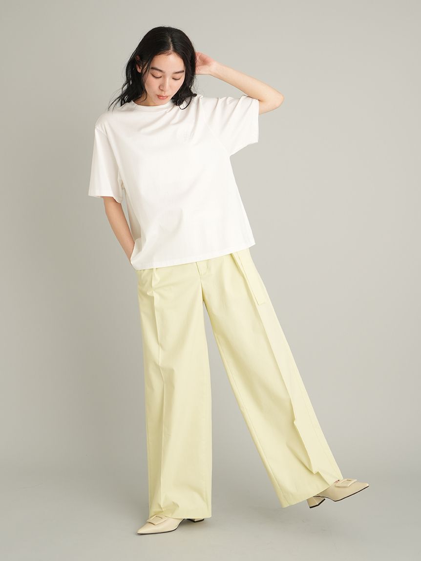 Mila Owen「【WEB限定カラー】ハイラインモノグラムＴシャツ」|Tシャツ・カットソー|