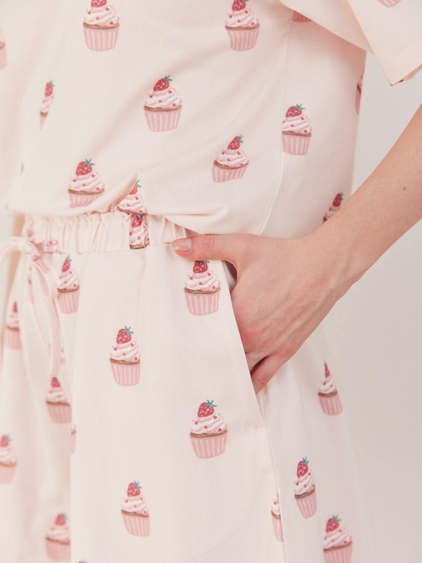 gelato pique「カップケーキ柄ショートパンツ」|ルームウェア|