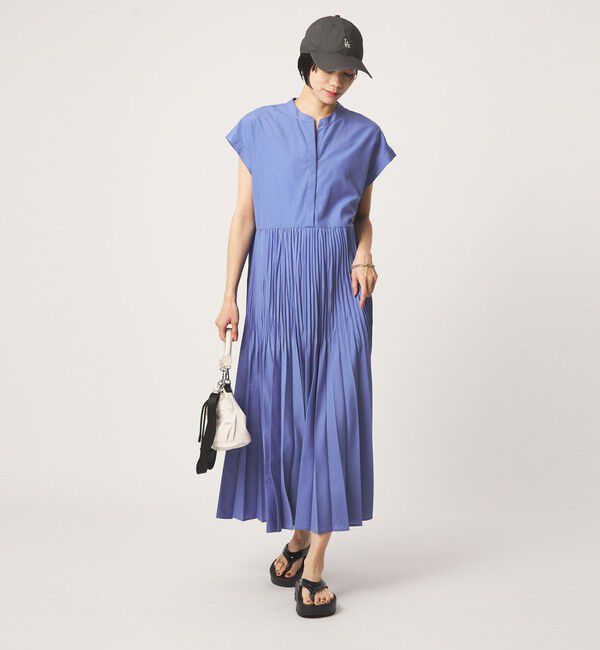 UNITED ARROWS green label relaxing「【結論シリーズ】全方位映えプリーツワンピ［size SHORT/TALLあり］」|ワンピース|