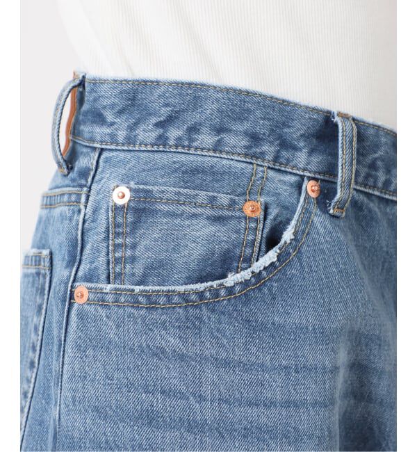 OUTDOOR PRODUCTS Usual Things「ULTデニムハイライズルーズスラッシュ5PKT」|デニム|