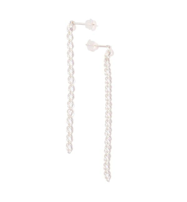 TOMORROWLAND GOODS「sumikaneko チェーンピアス」|ピアス|81 シルバー