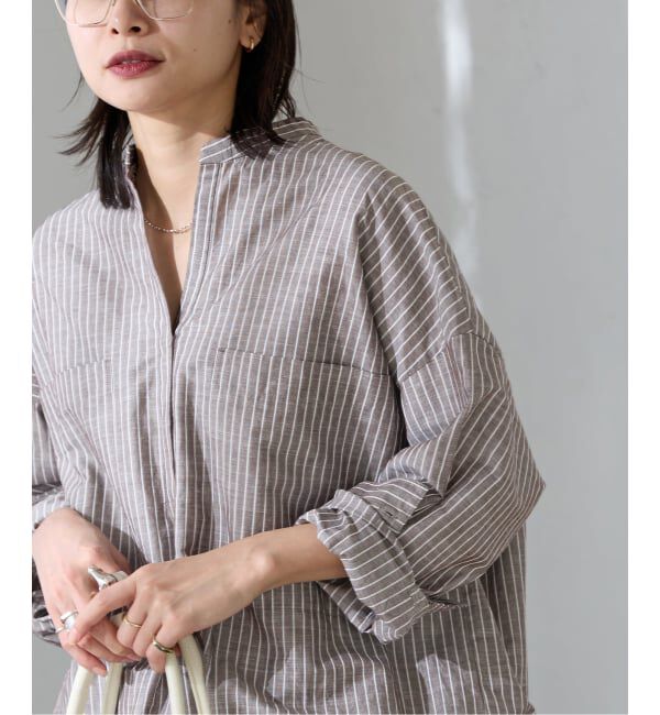 JOURNAL STANDARD「《追加》ハードマンズリネンコットンスキッパーシャツ」|シャツ・ブラウス|