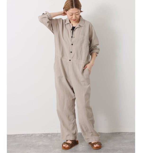 journal standard luxe「【HTS】COTTON LINEN OVERALLS」|オールインワン|ベージュ