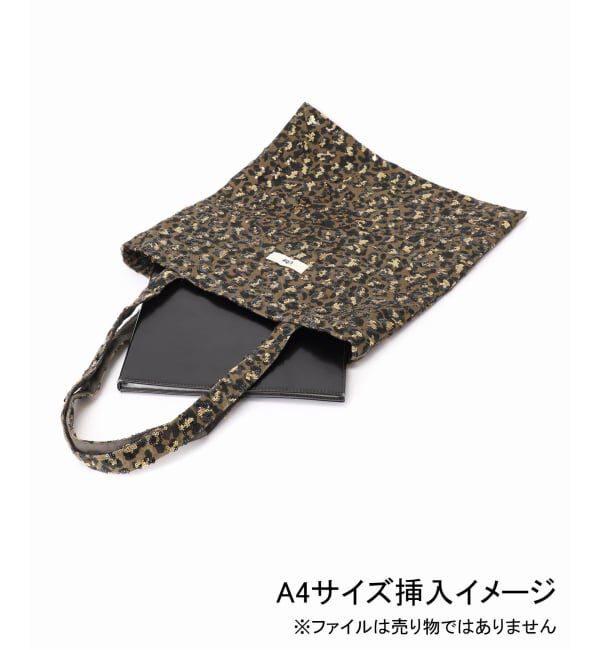 Spick and Span「《予約》Uhr / ウーア Sequin Leopard Tote」|トートバッグ|