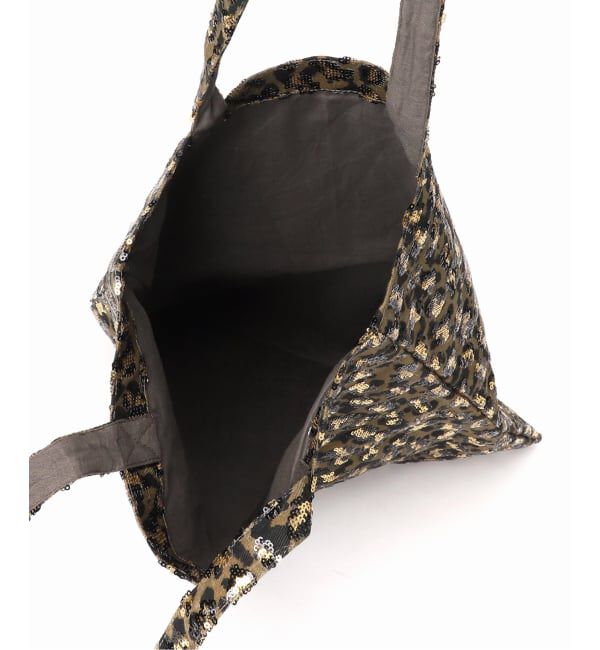 Spick and Span「《予約》Uhr / ウーア Sequin Leopard Tote」|トートバッグ|