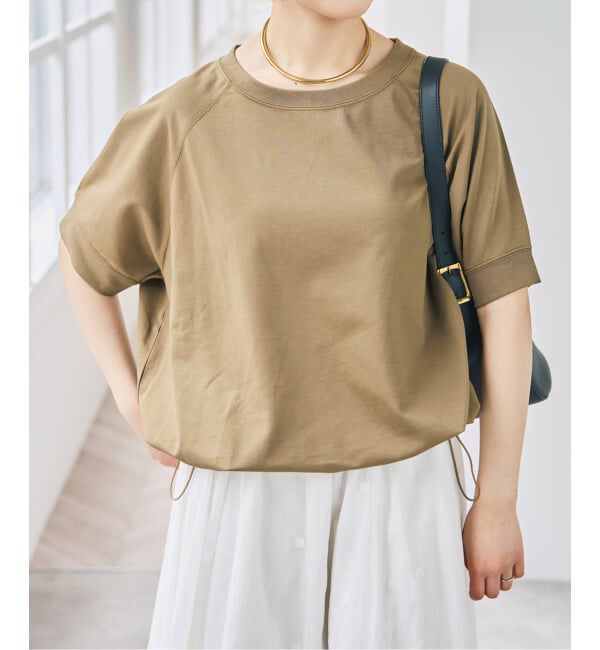Spick and Span「《WEB限定 / 追加予約》ニュアンスドロストプルオーバー」|Tシャツ・カットソー|