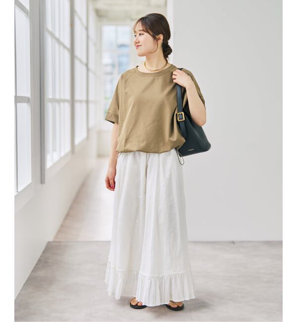 Spick and Span「《WEB限定 / 追加予約》ニュアンスドロストプルオーバー」|Tシャツ・カットソー|