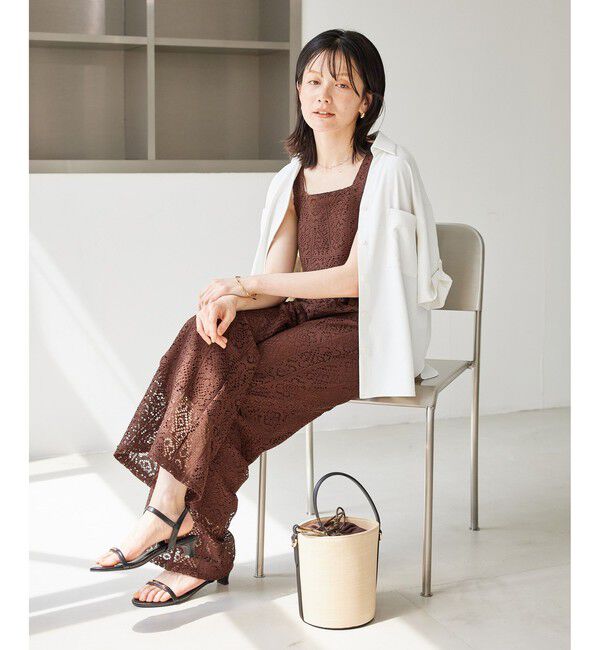 Rope&rsquo;Picnic「カットジョーゼットスキッパーブラウス/UVケア・接触冷感・防シワ」|シャツ・ブラウス|