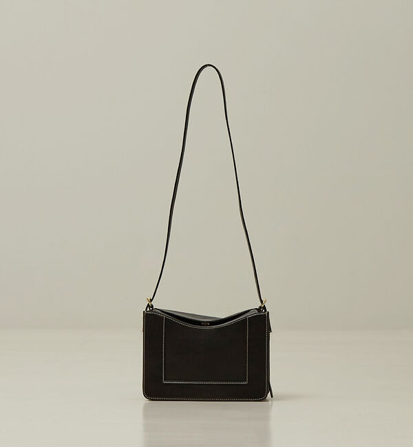 LOWELL things「【LEE掲載】Trench/レザーフラップショルダーBAG」|ショルダー・メッセンジャー|