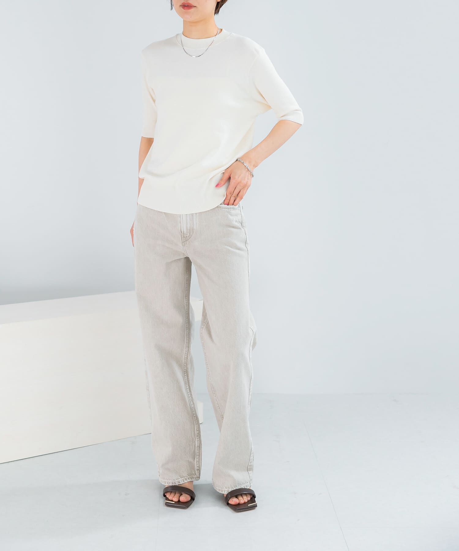 URBAN RESEARCH ROSSO「upper hights　THE NIECE MID-RISE」|デニム|