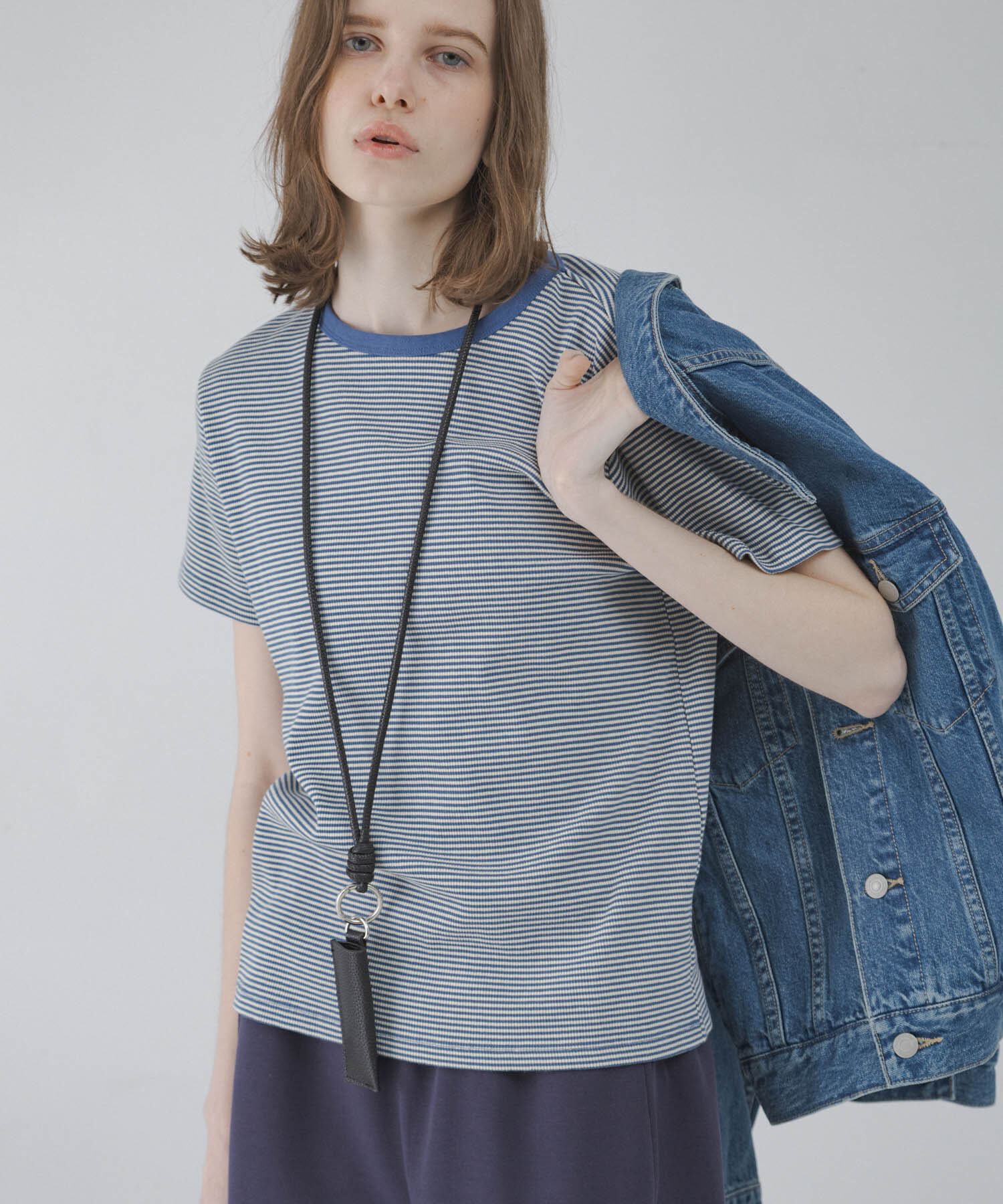 Sonny Label 「ジャガードアソートコンパクトTシャツ」|Tシャツ・カットソー|