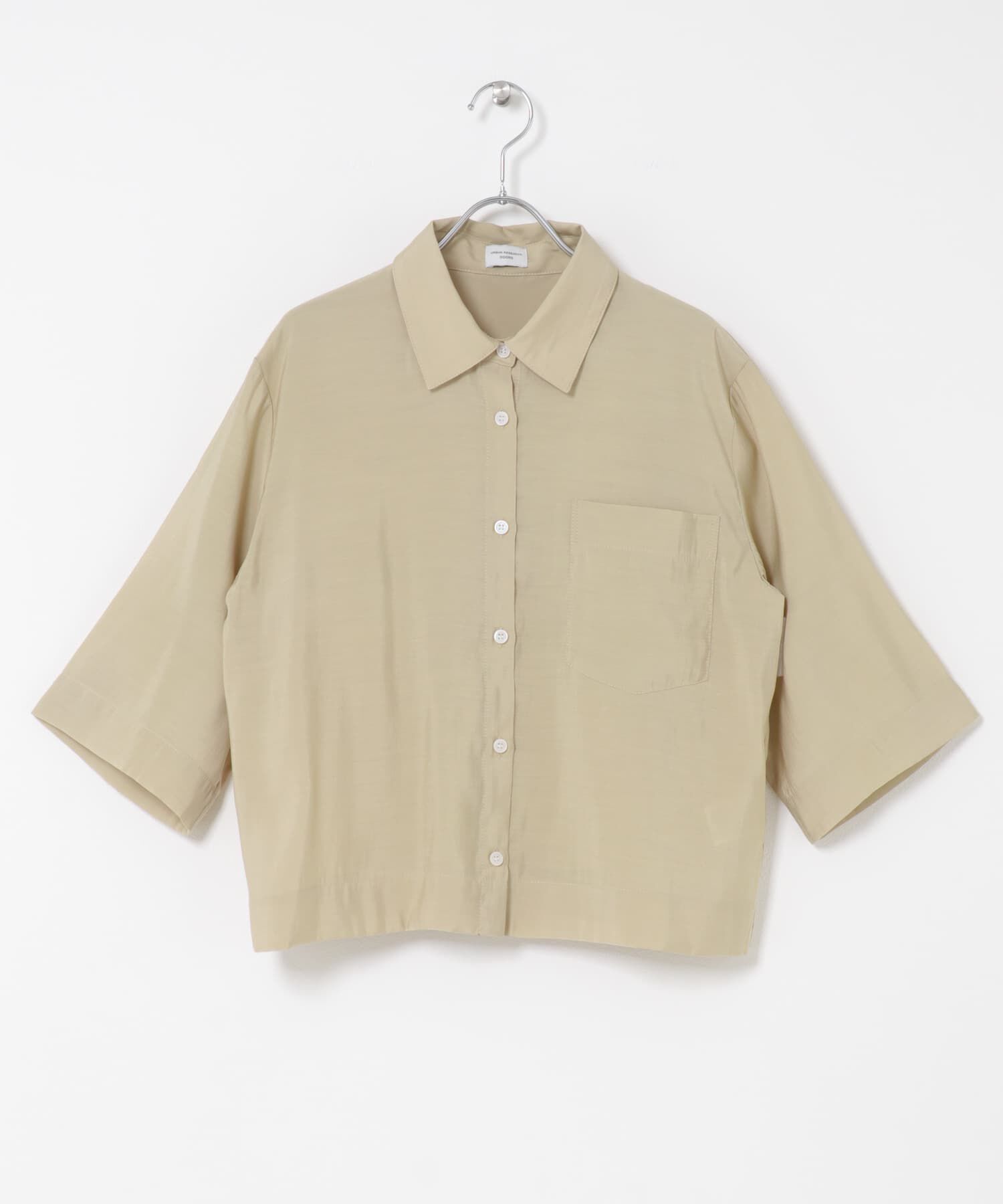 URBAN RESEARCH DOORS「ハーフスリーブショートシャツ」|シャツ・ブラウス|