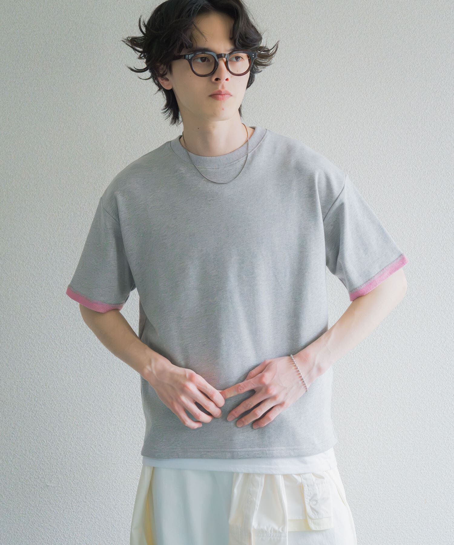 SENSE OF PLACE by URBAN RESEARCH「ダブルフェイス裏毛ショートスリーブTシャツ」|Tシャツ・カットソー|