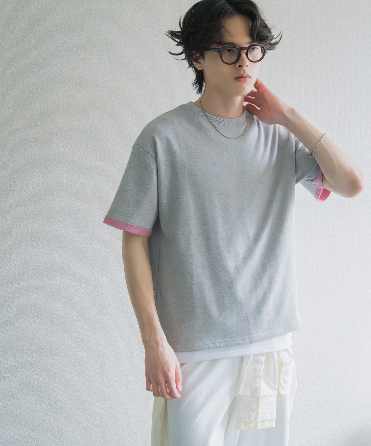 SENSE OF PLACE by URBAN RESEARCH「ダブルフェイス裏毛ショートスリーブTシャツ」|Tシャツ・カットソー|