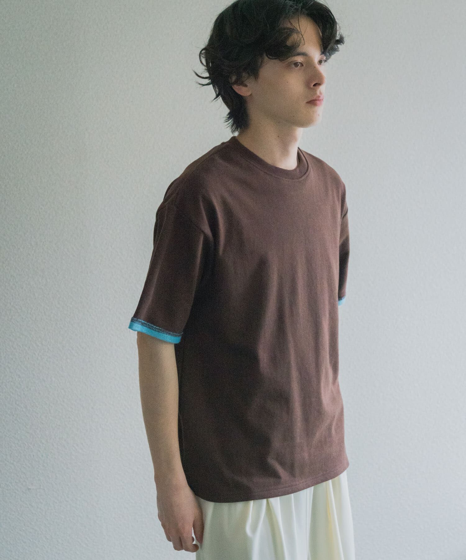 SENSE OF PLACE by URBAN RESEARCH「ダブルフェイス裏毛ショートスリーブTシャツ」|Tシャツ・カットソー|