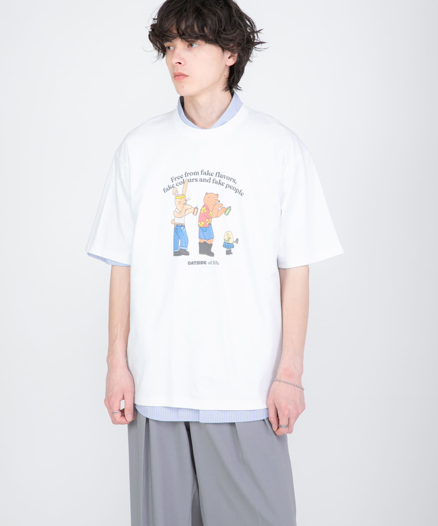SENSE OF PLACE by URBAN RESEARCH「『別注』OATSIDE&times;SENSE OF PLACE　グラフィックTシャツA」|Tシャツ・カットソー|