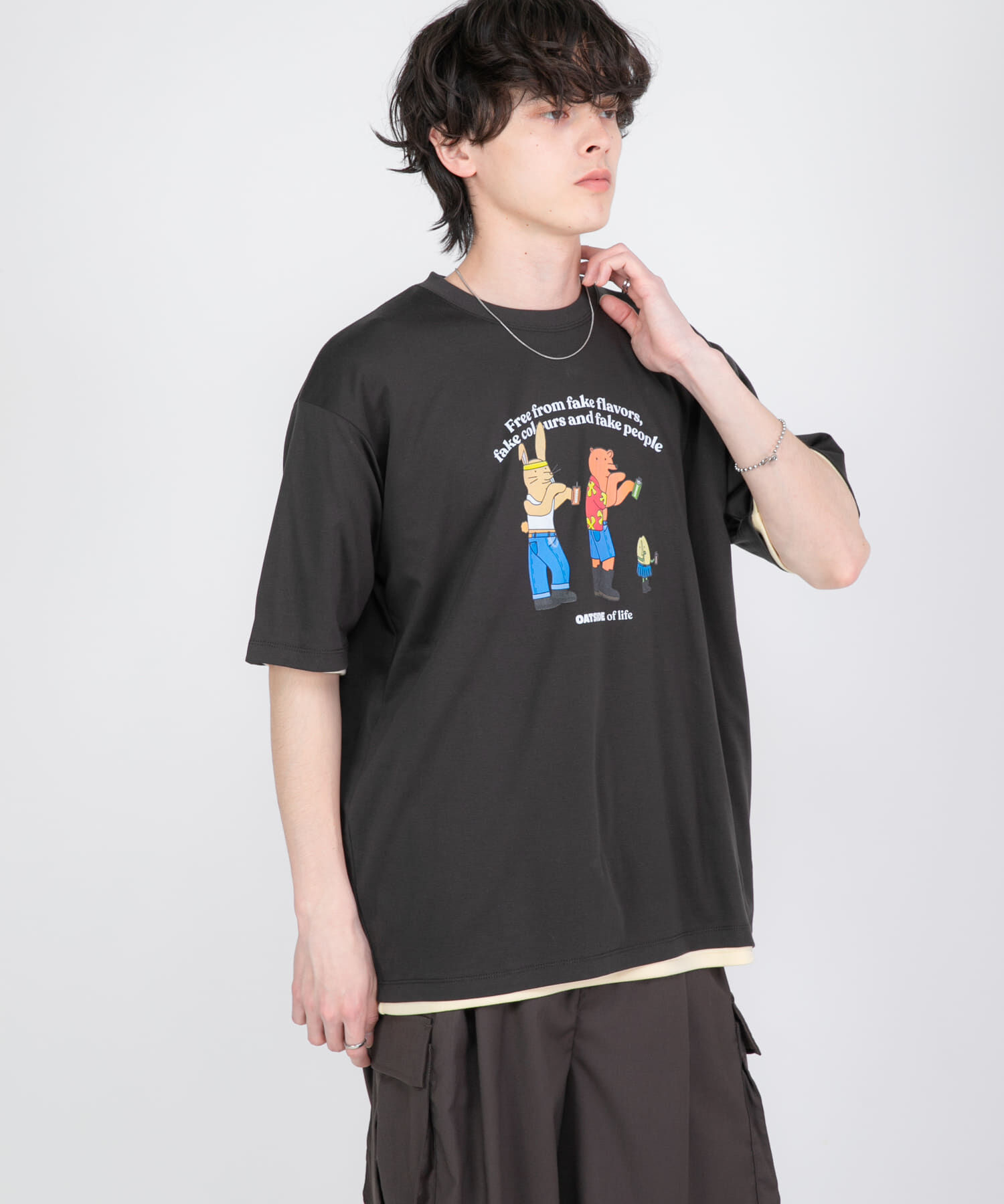SENSE OF PLACE by URBAN RESEARCH「『別注』OATSIDE&times;SENSE OF PLACE　グラフィックTシャツA」|Tシャツ・カットソー|