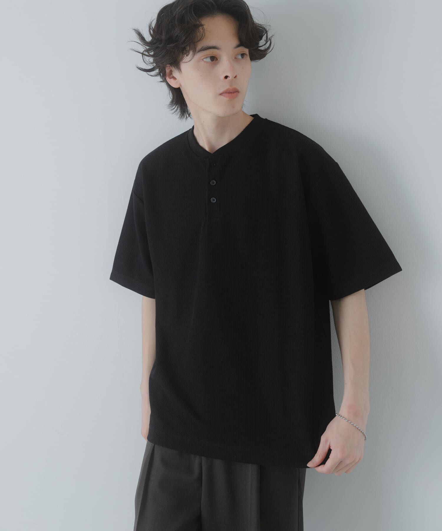 SENSE OF PLACE by URBAN RESEARCH「ヘンリーネックカノコプルオーバー」|Tシャツ・カットソー|