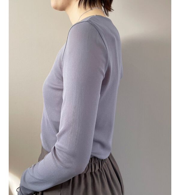 le.coeur blanc「シアークルーネックプルオーバー」|Tシャツ・カットソー|