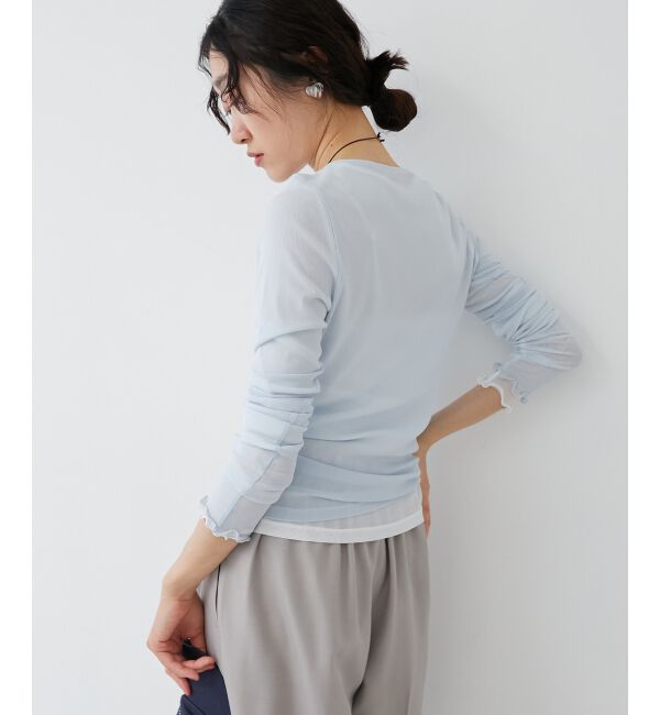le.coeur blanc「シアークルーネックプルオーバー」|Tシャツ・カットソー|