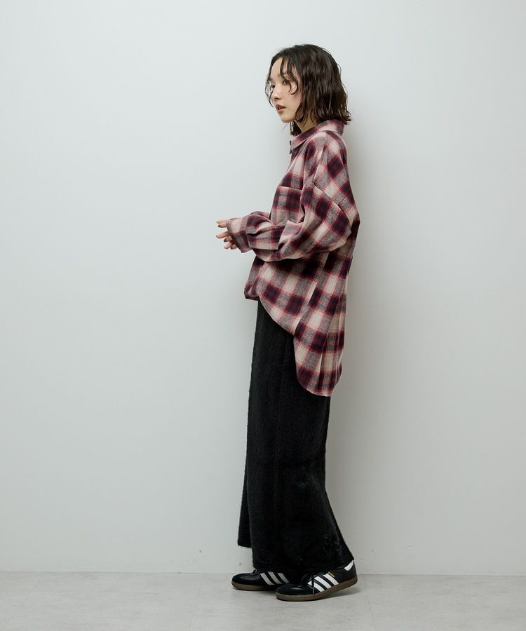 Green Parks「・ELENCARE DUE 2wayチェックビックシャツ」|チュニック|