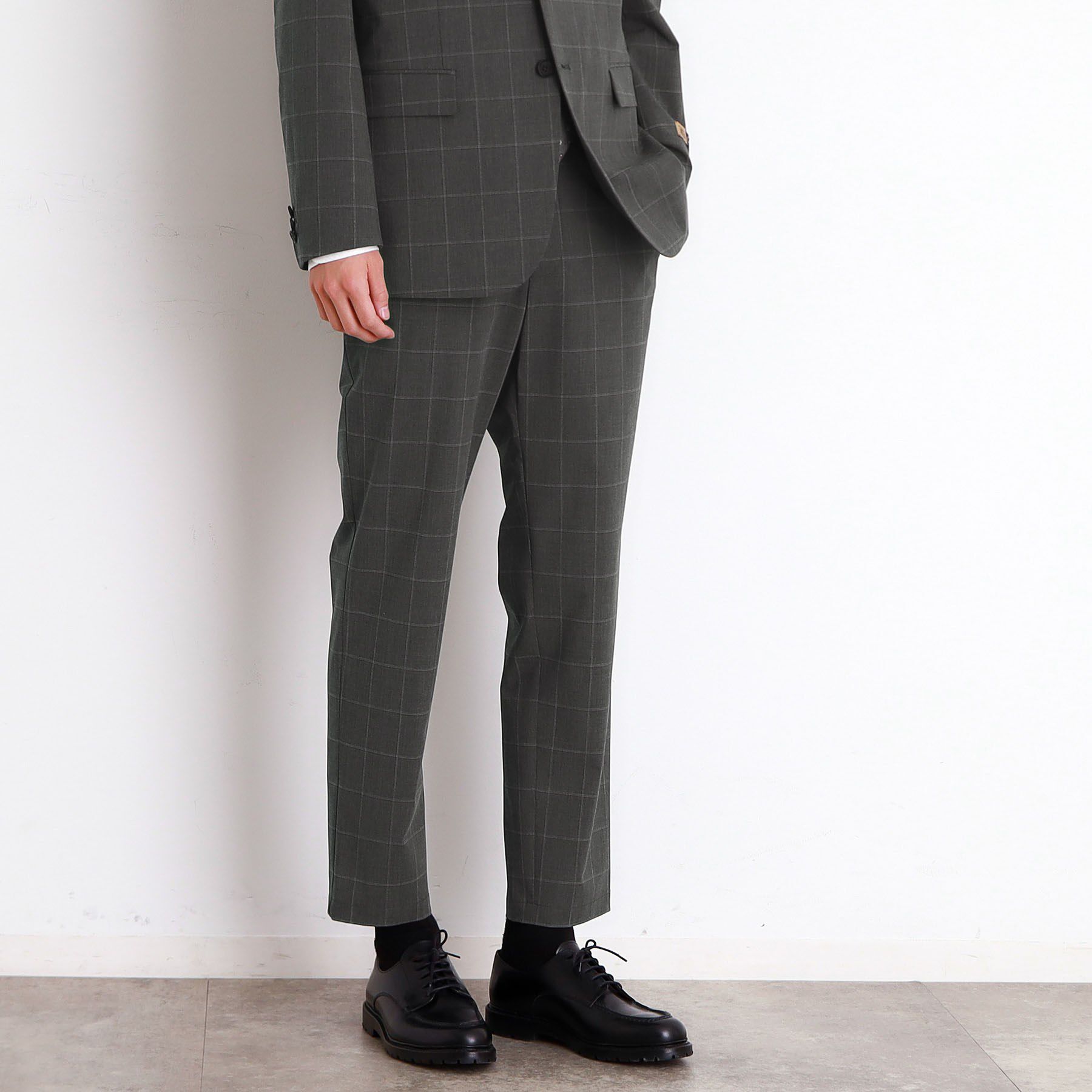 THE SHOP TK「CARREMANスラックス セットアップ可/洗濯機OK」|その他|グレー(212)