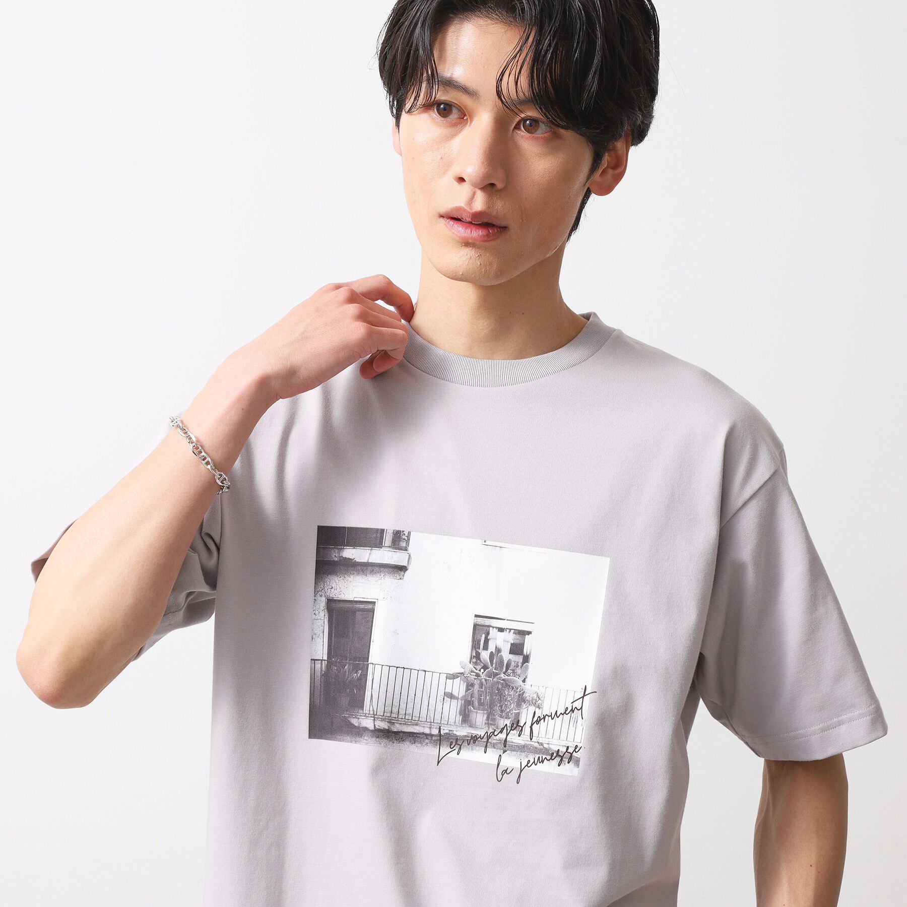 THE SHOP TK「【旅するTシャツ】フォトプリント 洗濯機OK/サスティナブル」|Tシャツ・カットソー|