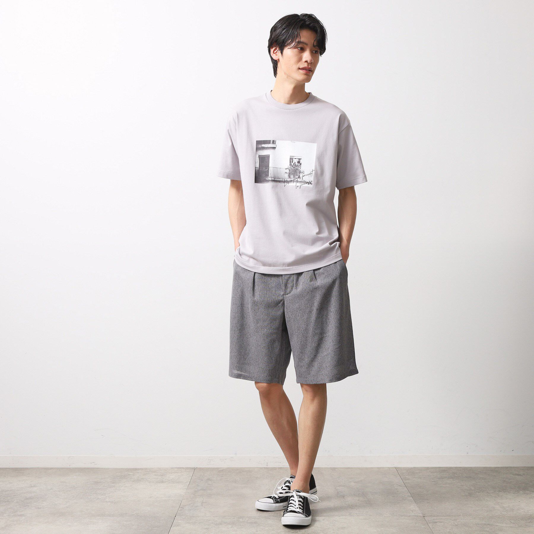 THE SHOP TK「【旅するTシャツ】フォトプリント 洗濯機OK/サスティナブル」|Tシャツ・カットソー|