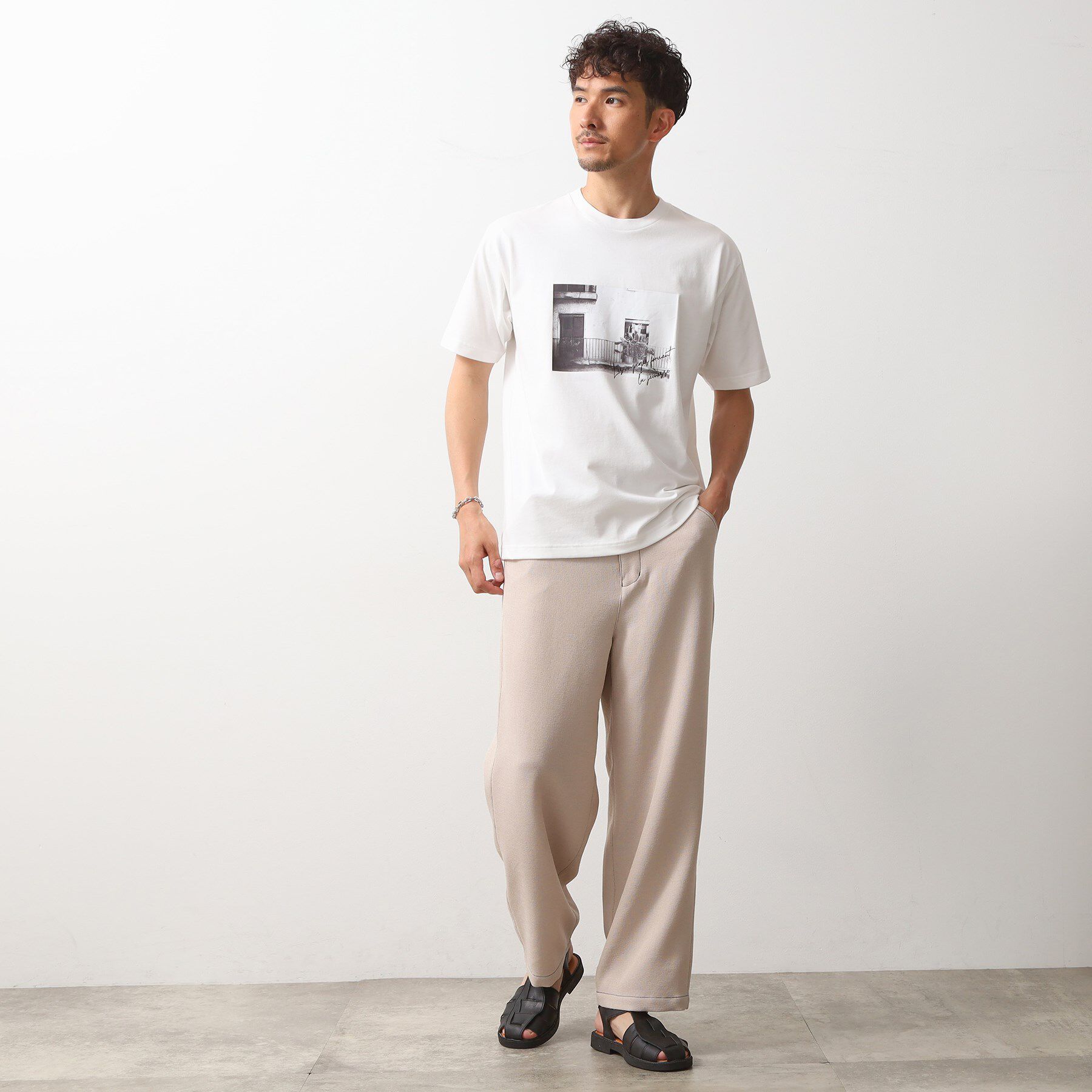 THE SHOP TK「【旅するTシャツ】フォトプリント 洗濯機OK/サスティナブル」|Tシャツ・カットソー|