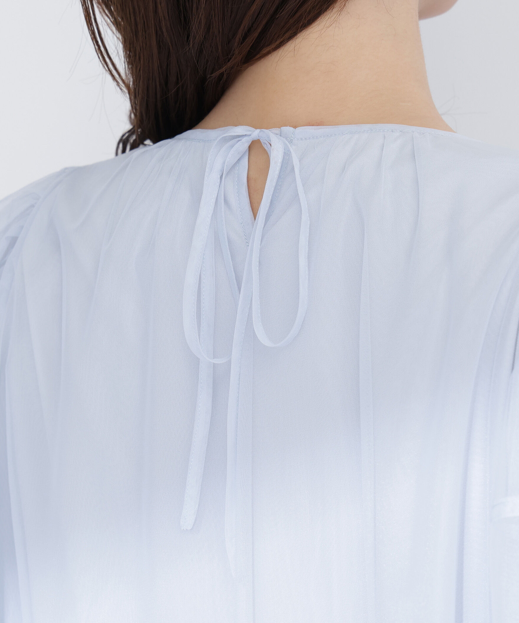  「チュールレイヤードトップス」|Tシャツ・カットソー|