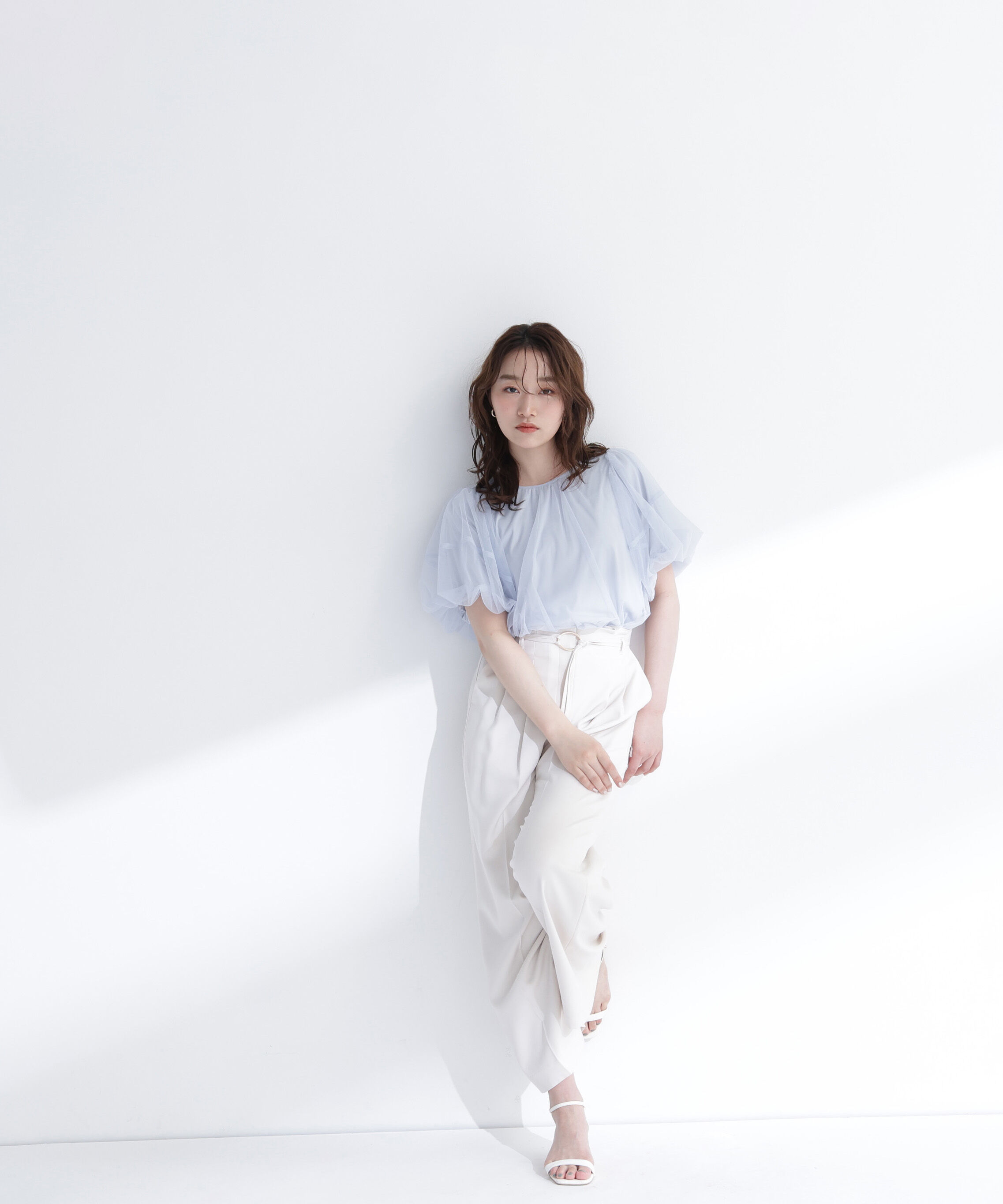  「チュールレイヤードトップス」|Tシャツ・カットソー|