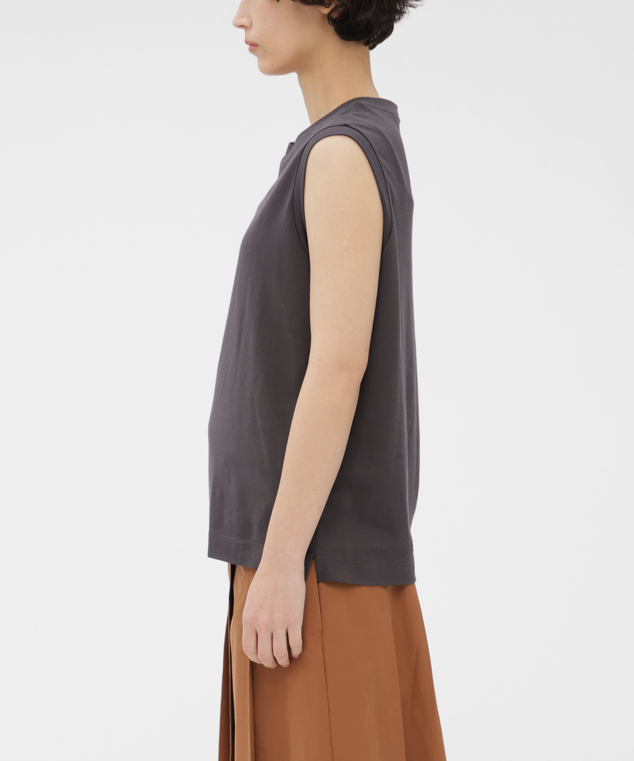  「PLAIN COTTON JERSEY TOP」|Tシャツ・カットソー|