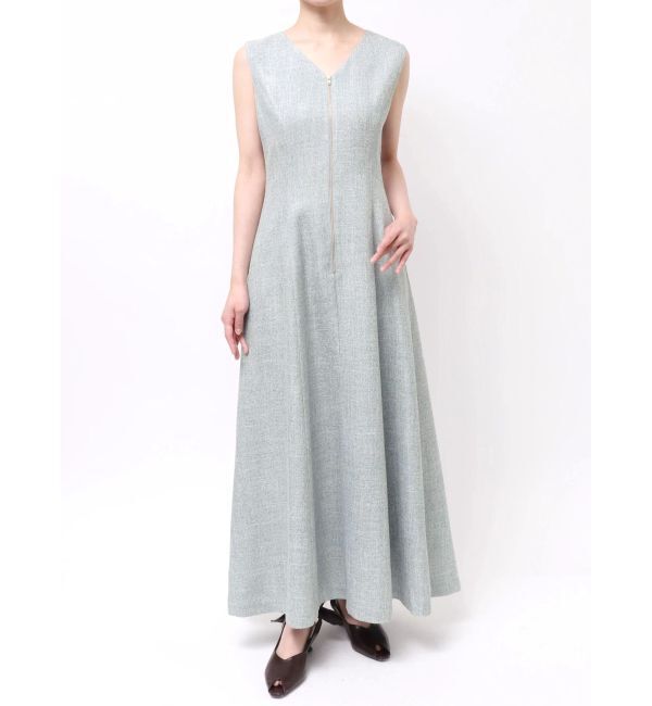 LAGUNAMOON「フロントZIPミックスカラーワンピース」|ワンピース|