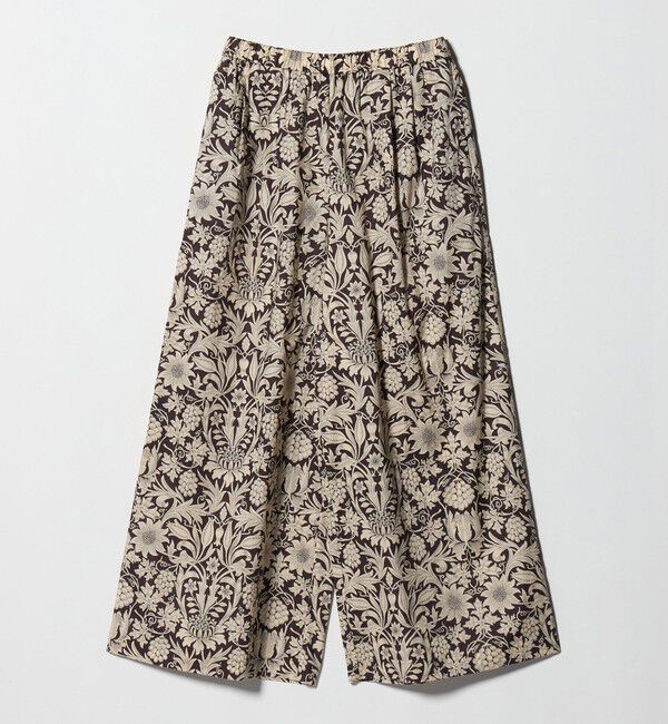 UNITED ARROWS green label relaxing「リバティプリント ワイドパンツ」|その他|DK.BROWN