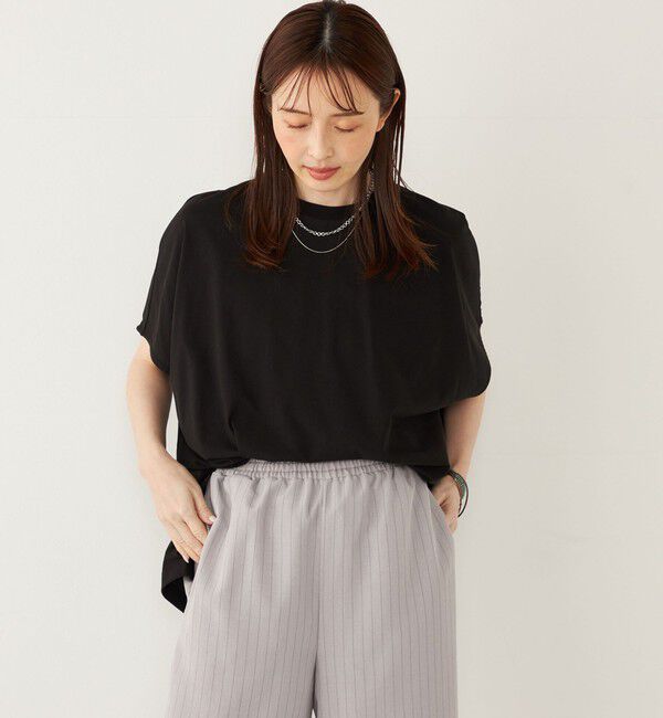 SHIPS Colors 「SHIPS Colors:〈手洗い可能〉ハイツイスト ケープ プルオーバー」|Tシャツ・カットソー|
