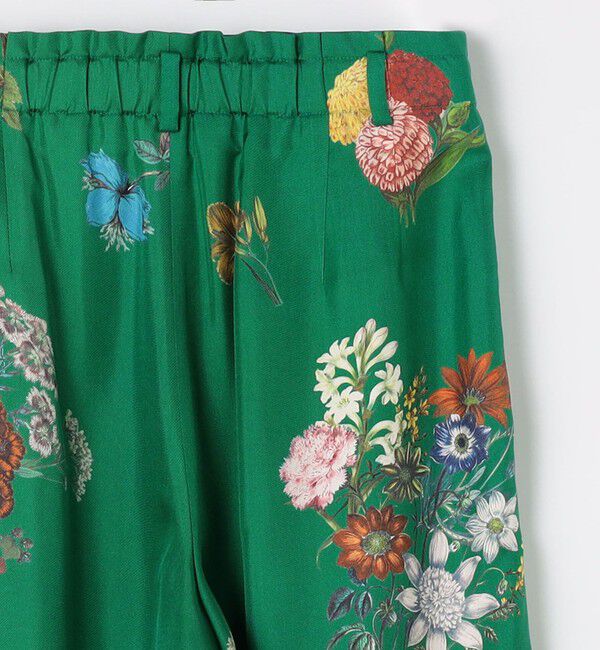 シルク BOUQUETプリント 2タックワイドパンツ （CABaN）｜ルミネの