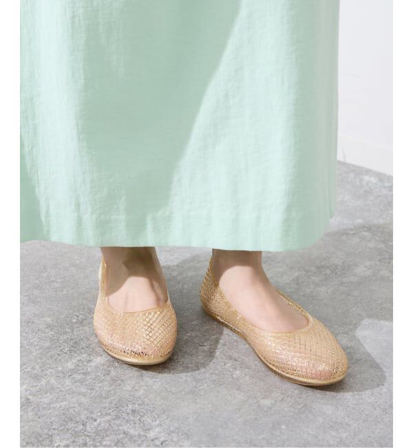 SLOBE IENA「《別注カラーあり/予約》MOHI/モヒ メッシュフラットシューズ 3-2533- PVC」|パンプス|