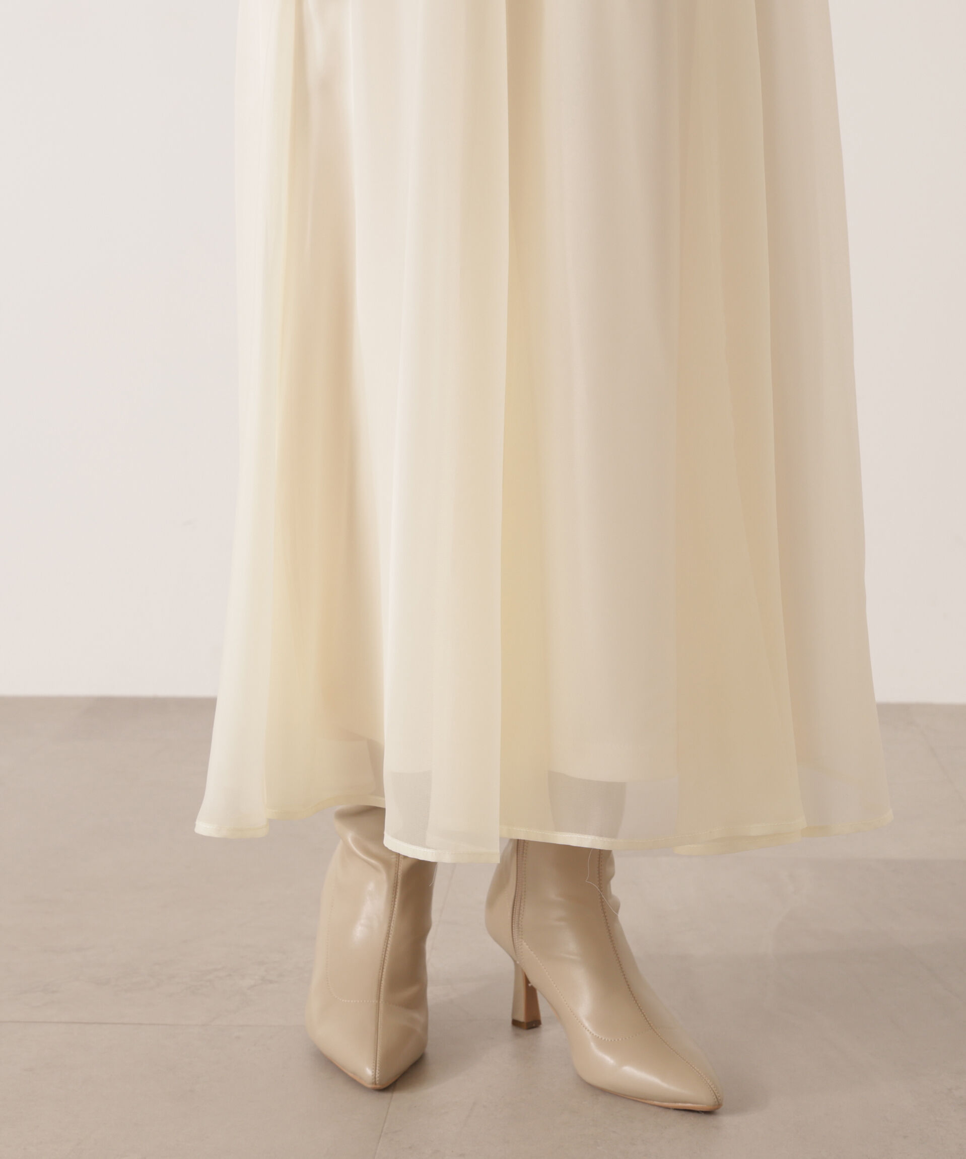 PROPORTION BODY DRESSING「エアリーナローフレアスカート 25AW」|スカート|