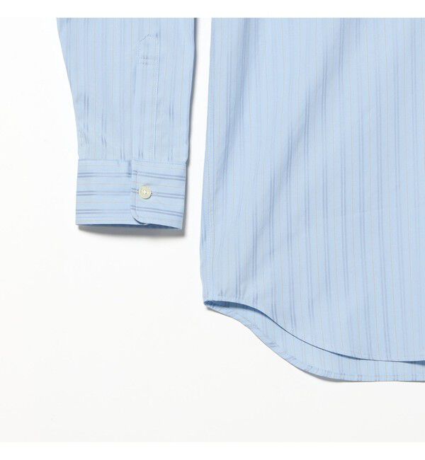 BEAMS「BEAMS｜【別注】LACOSTE / ストライプ シャツ｜メンズシャツ 長袖｜ラコステ ビームス 50周年｜ストライプ」|シャツ・ブラウス|