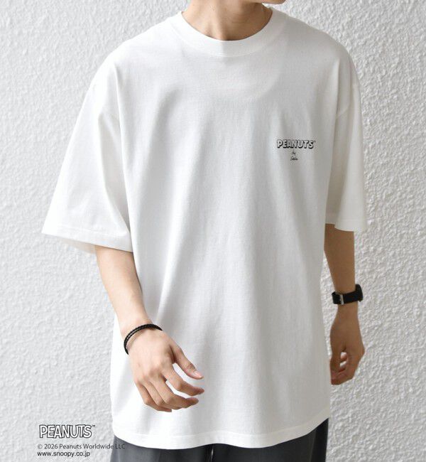 SHIPS any「SHIPS any: SNOOPY コラボ グラフィック プリント Tシャツ◇」|Tシャツ・カットソー|