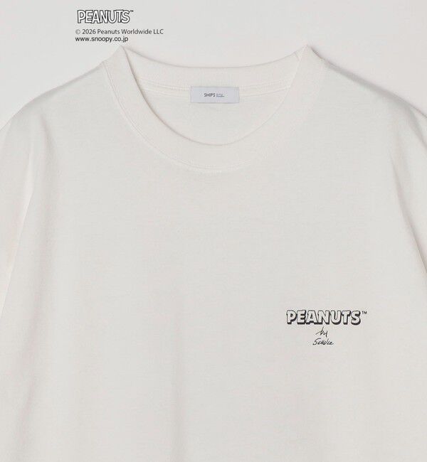 SHIPS any「SHIPS any: SNOOPY コラボ グラフィック プリント Tシャツ◇」|Tシャツ・カットソー|