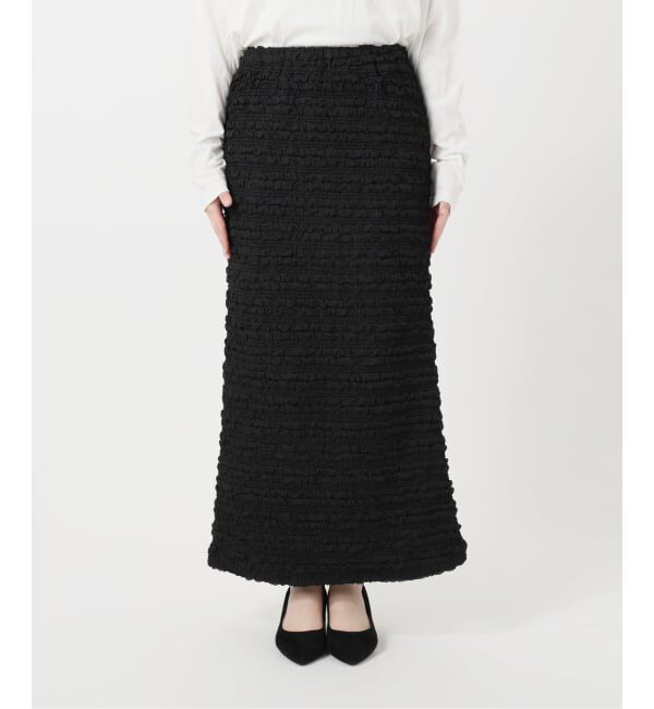 JOURNAL STANDARD relume「《WEB+一部店舗限定追加予約2》シャーリングジャガードスカート」|スカート|