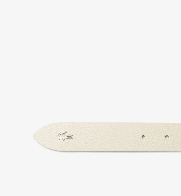 LACOSTE「シルバーサークルバックルベルト」|ベルト|